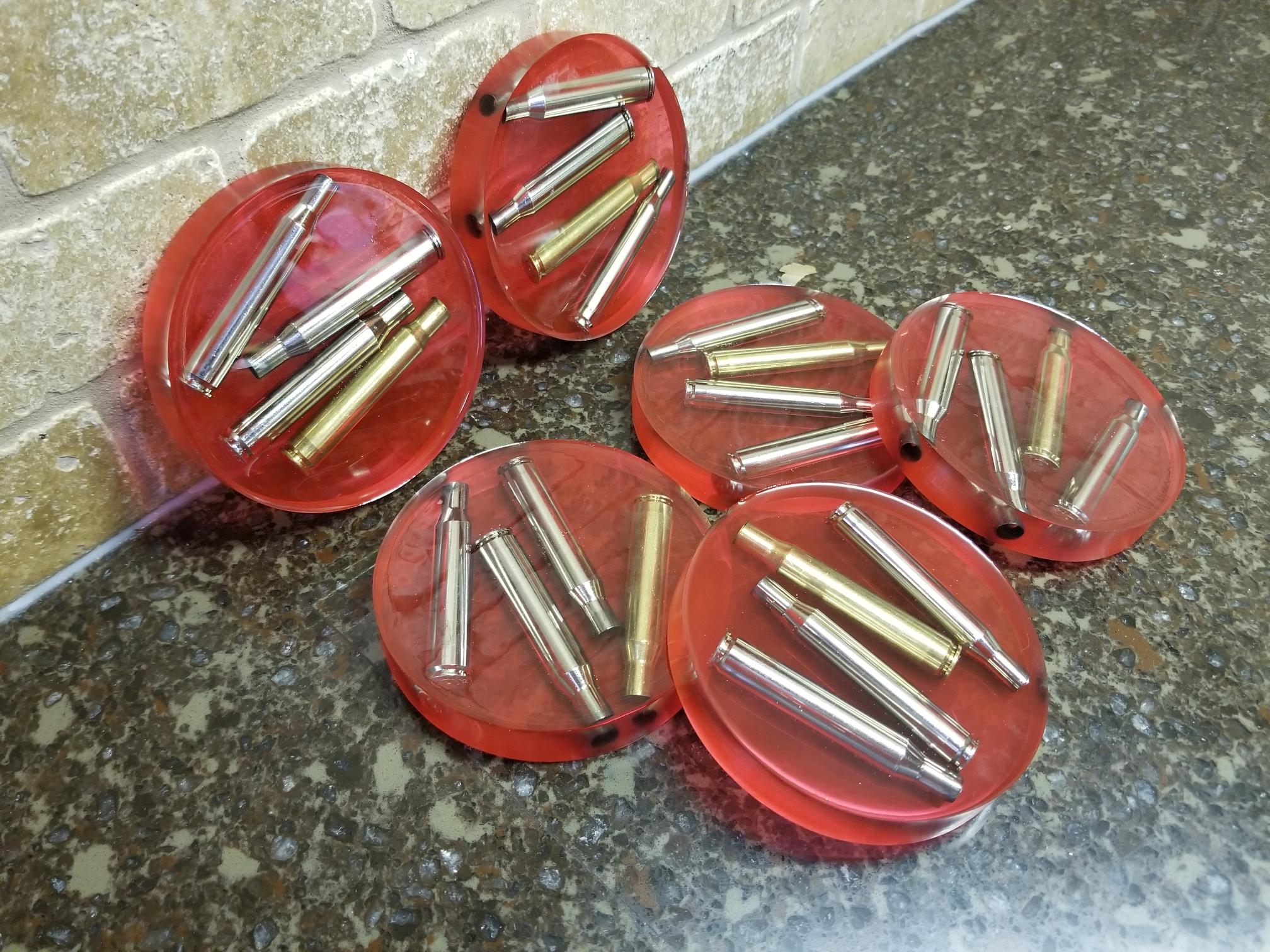 Bullet Casing Coasters Epoxy Concepts