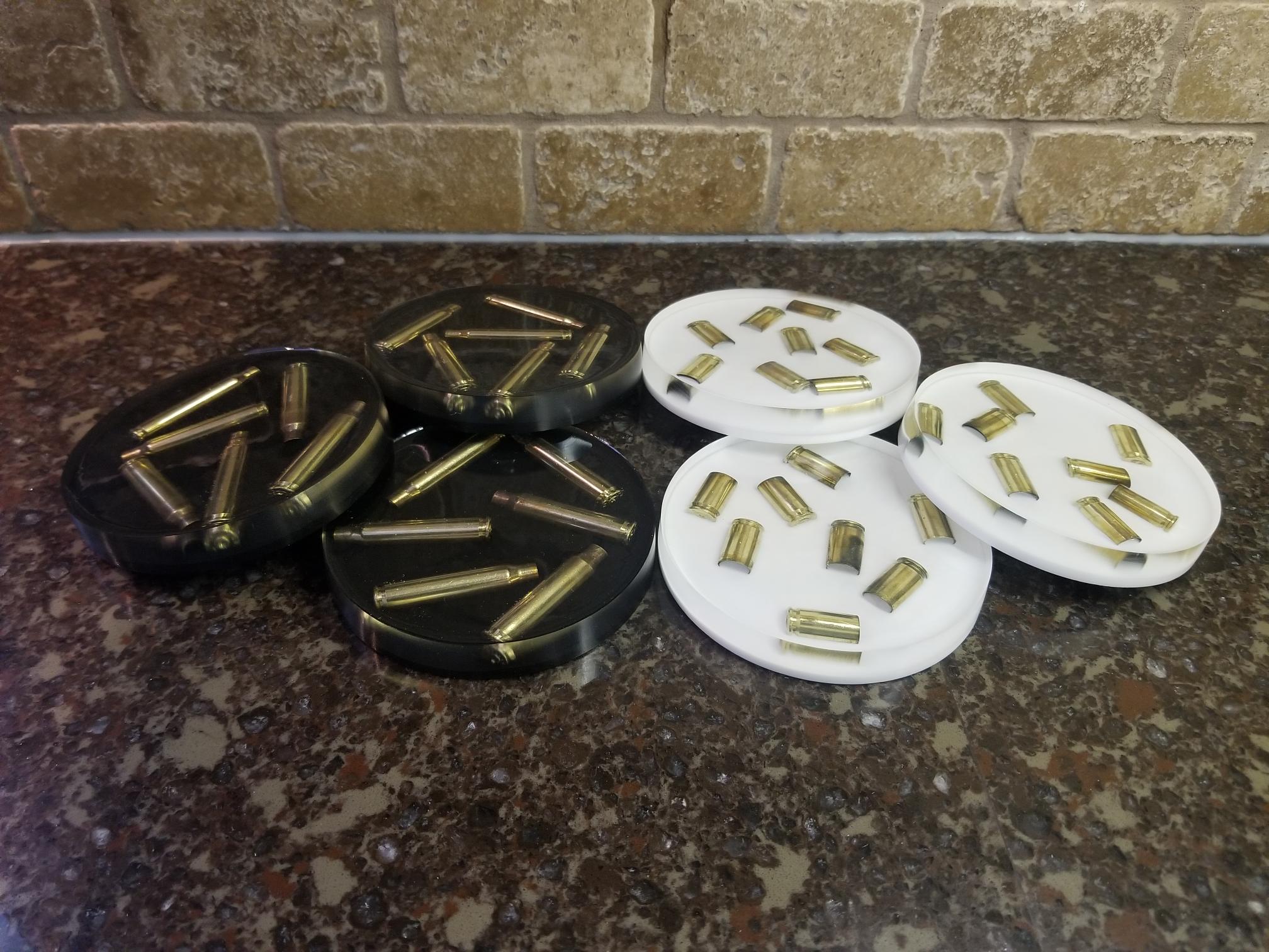 Bullet Casing Coasters Epoxy Concepts