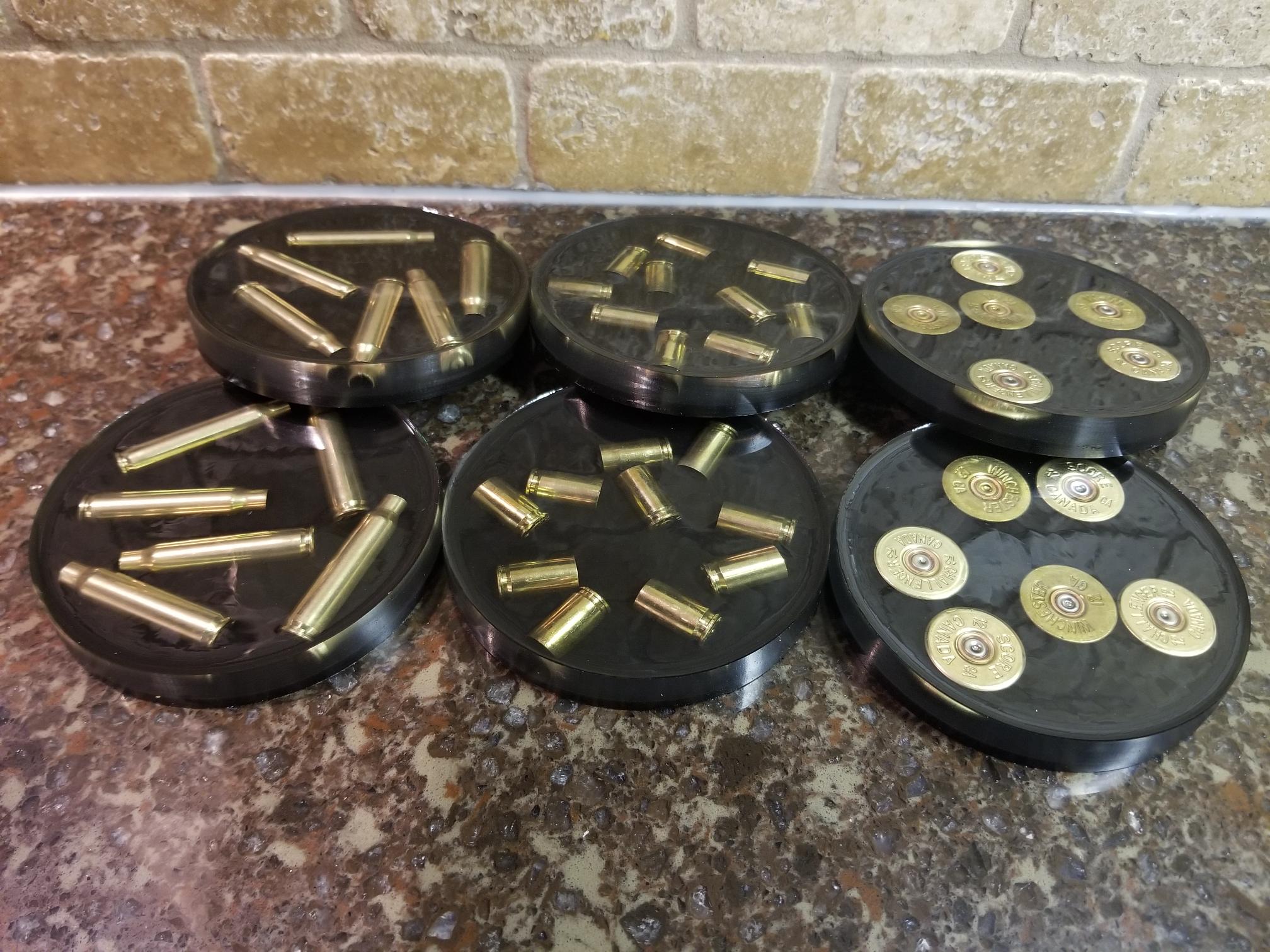 Bullet Casing Coasters Epoxy Concepts