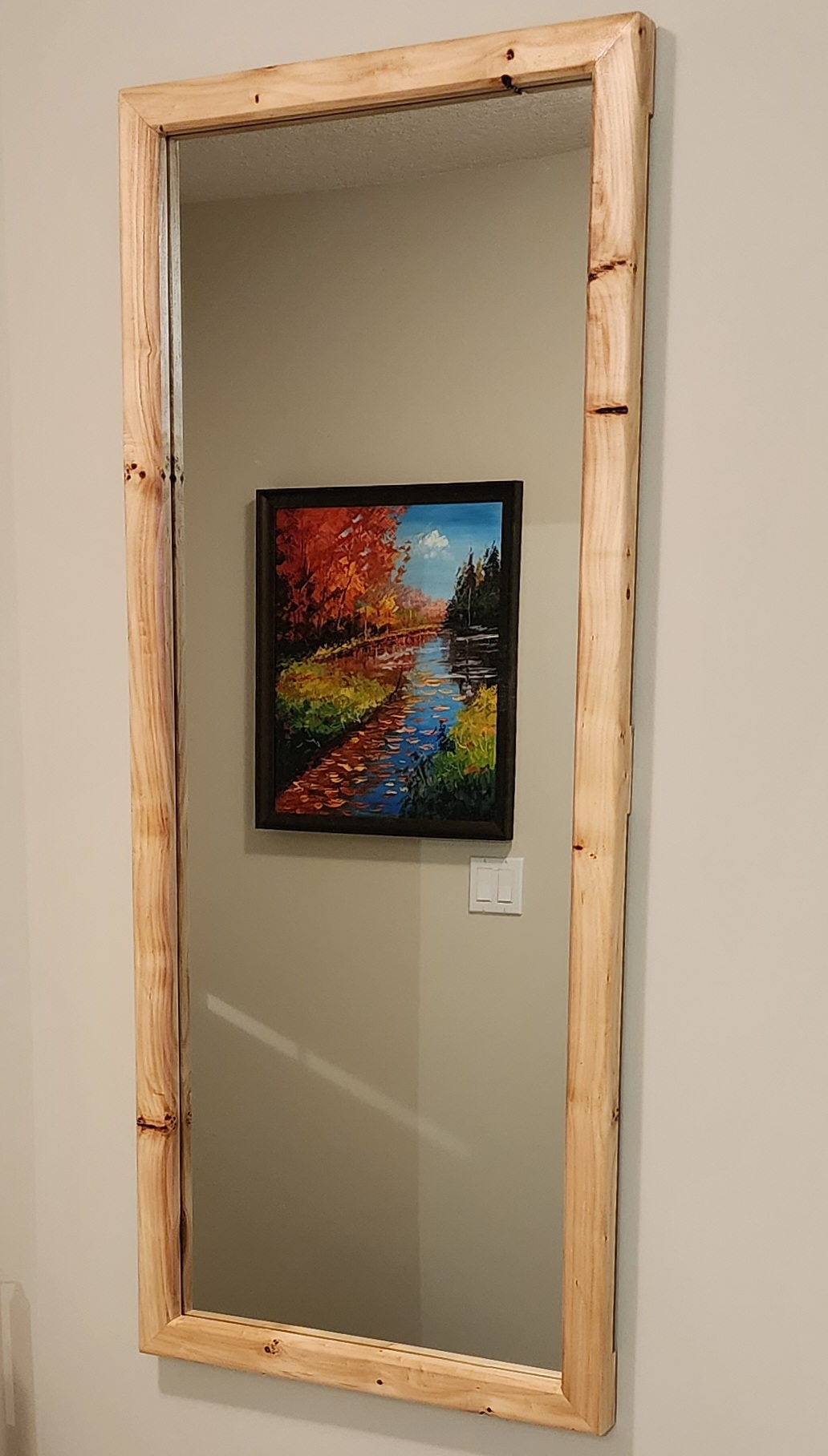 Mirror Frame - Epoxy Concepts | Custom Epoxy & Wood Projects in Calgary